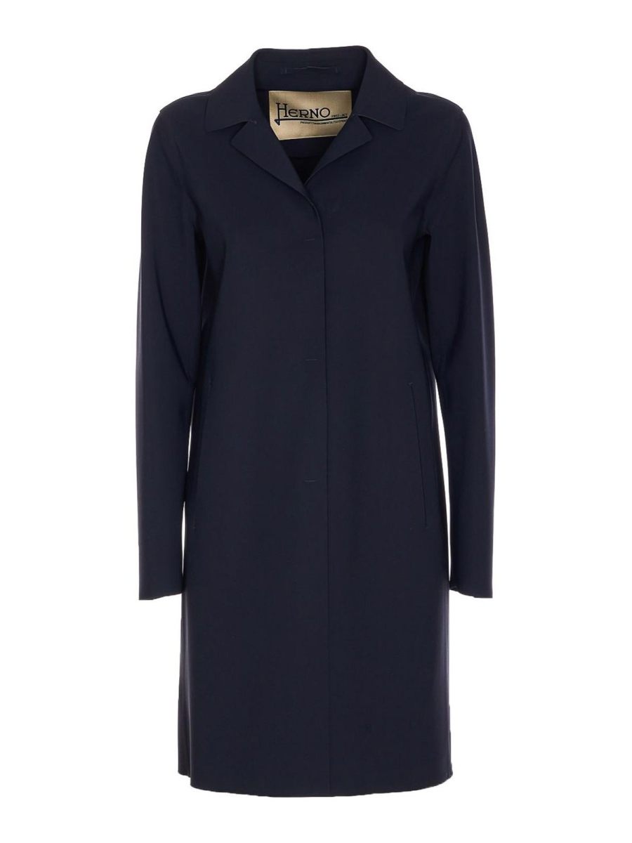 Herno Manteau Court - Bleu Foncé
