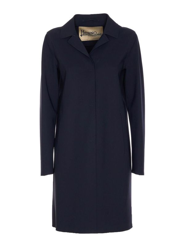 Herno Manteau Court - Bleu Foncé