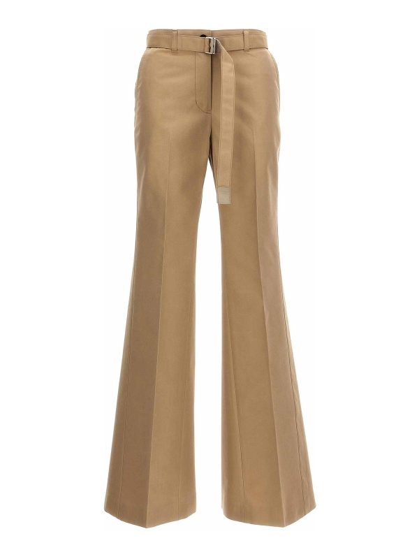 Sacai Pantalons Décontractés - Beige