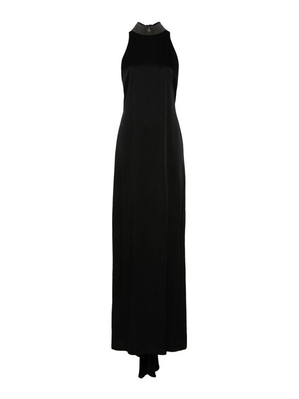 Brunello Cucinelli Robe Au Genou - Noir