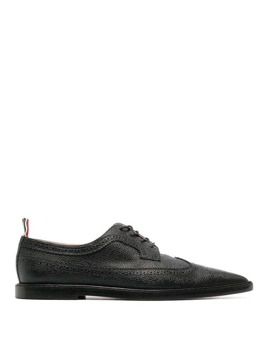 Thom Browne Chaussures À Lacets - Noir