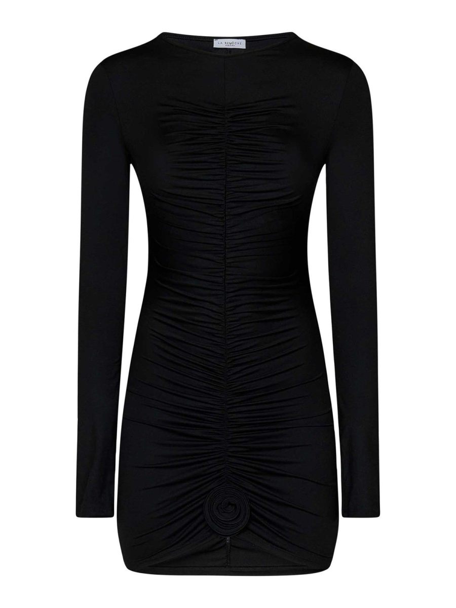 La Reveche Robe Au Genou - Noir