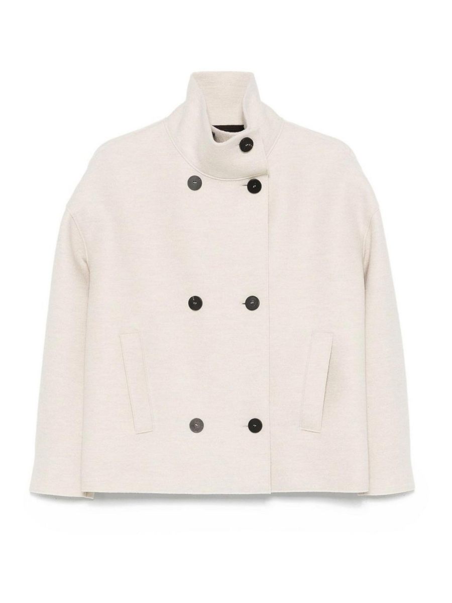Harris Wharf London Manteau Court - Beige