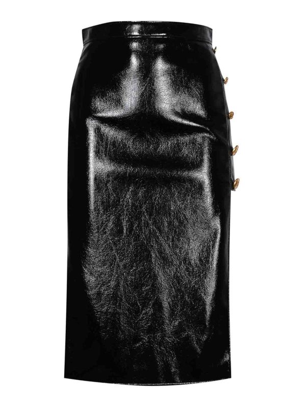 Elisabetta Franchi Jupe Midi - Noir