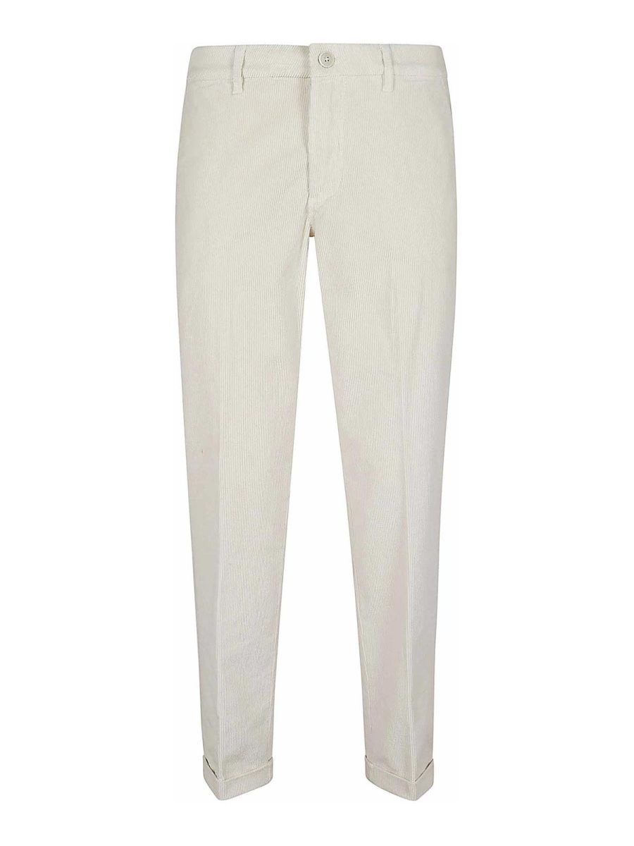Fay Pantalons Décontractés - Blanc