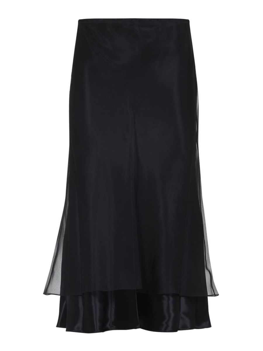 Khaite Jupe Midi - Noir