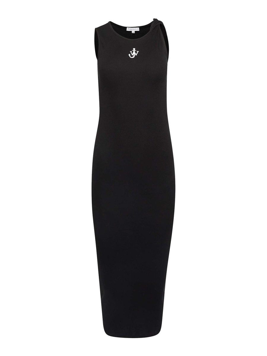 J. W. Anderson Robe Au Genou - Noir