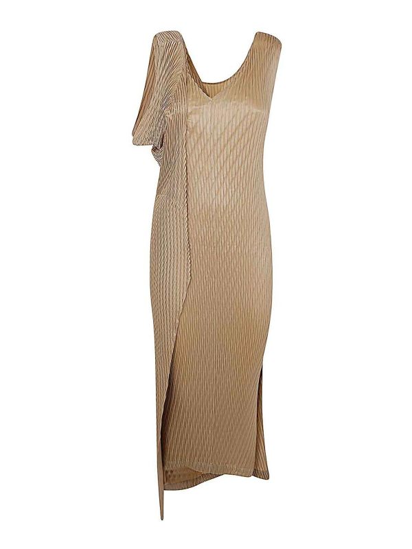 Pleats Please Issey Miyake Robe Au Genou - Couleur Chair
