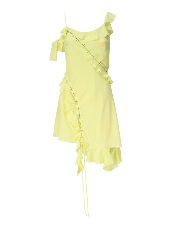 Acne Studios Robe Au Genou - Jaune
