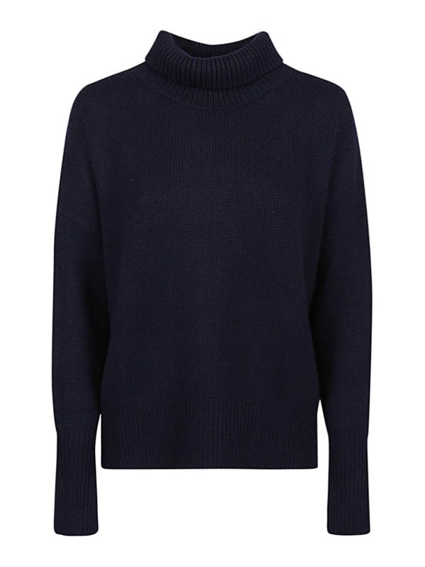 Lisa Yang Pull Col Roulé - Bleu