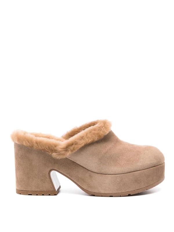 Gianvito Rossi Mules - Camel