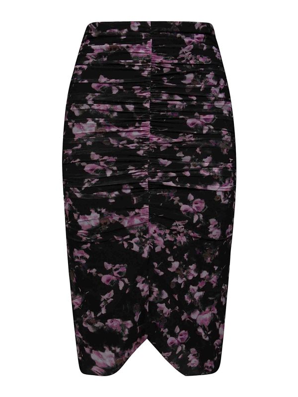 Ganni Jupe Midi - Violet