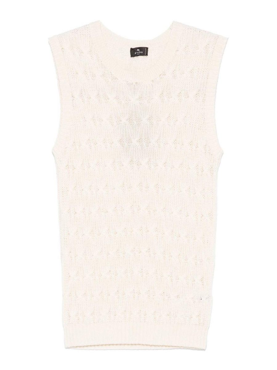 Etro Gilet - Blanc