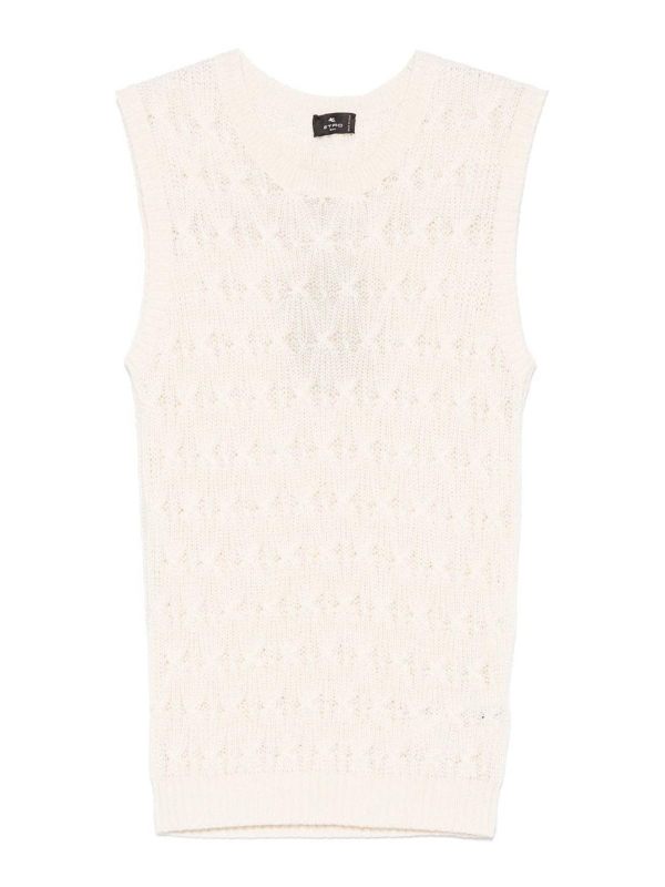 Etro Gilet - Blanc