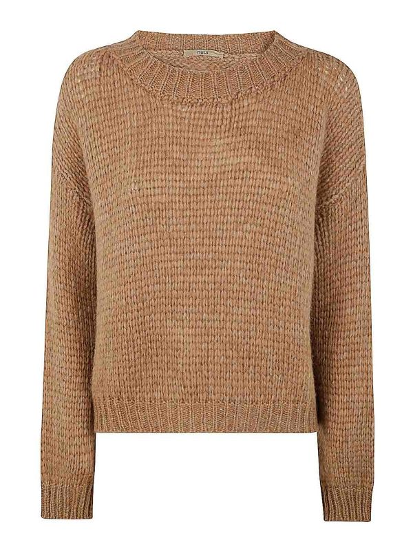 Nuur Pull Col Rond - Marron