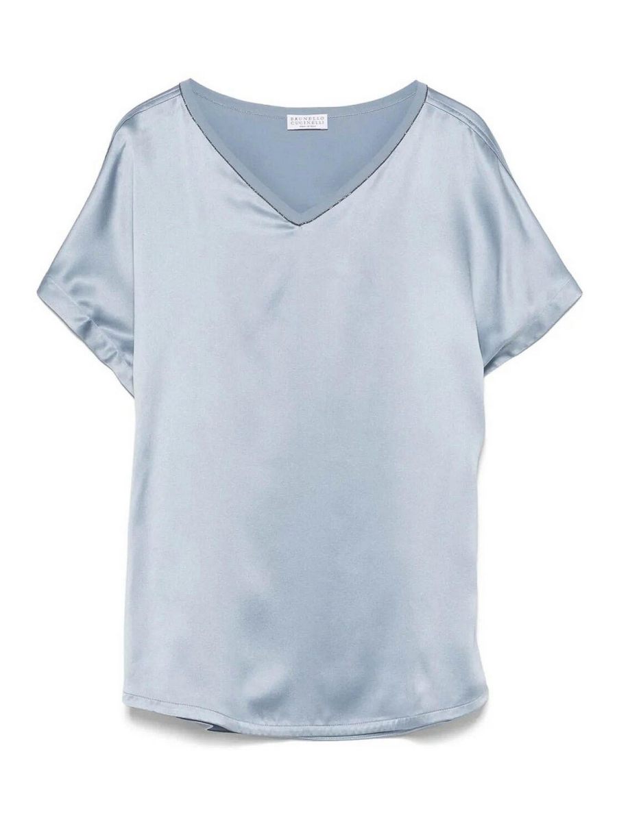 Brunello Cucinelli Blouse - Gris Clair