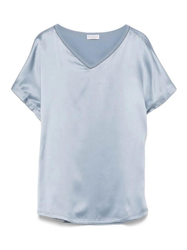 Brunello Cucinelli Blouse - Gris Clair
