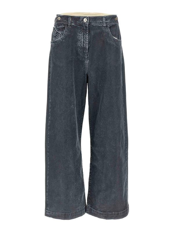 The Attico Jean Bootcut - Bleu