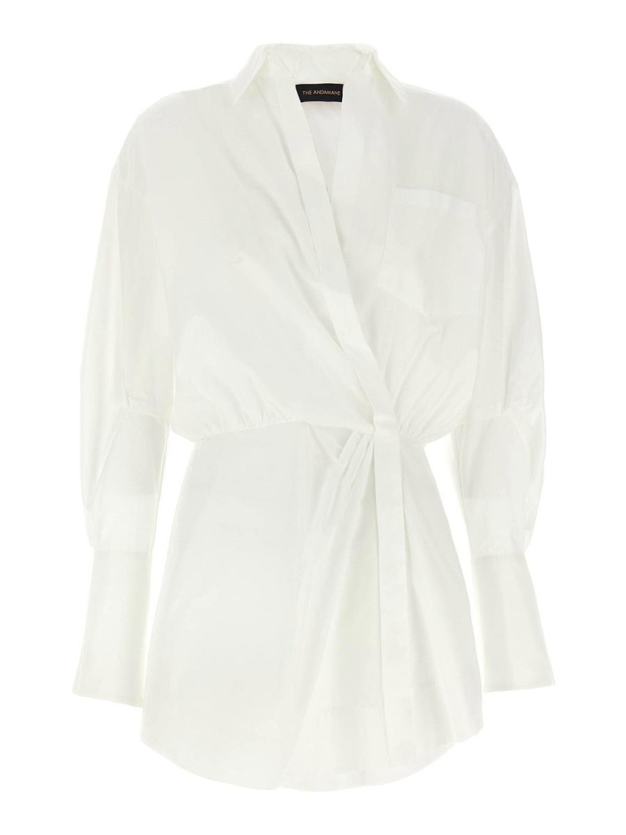 The Andamane Robe Au Genou - Blanc