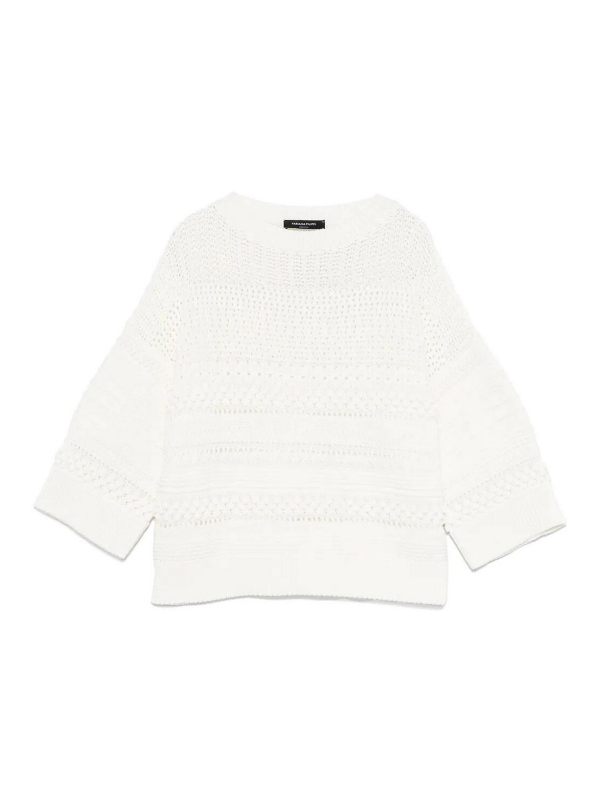 Fabiana Filippi Pull Col Rond - Blanc