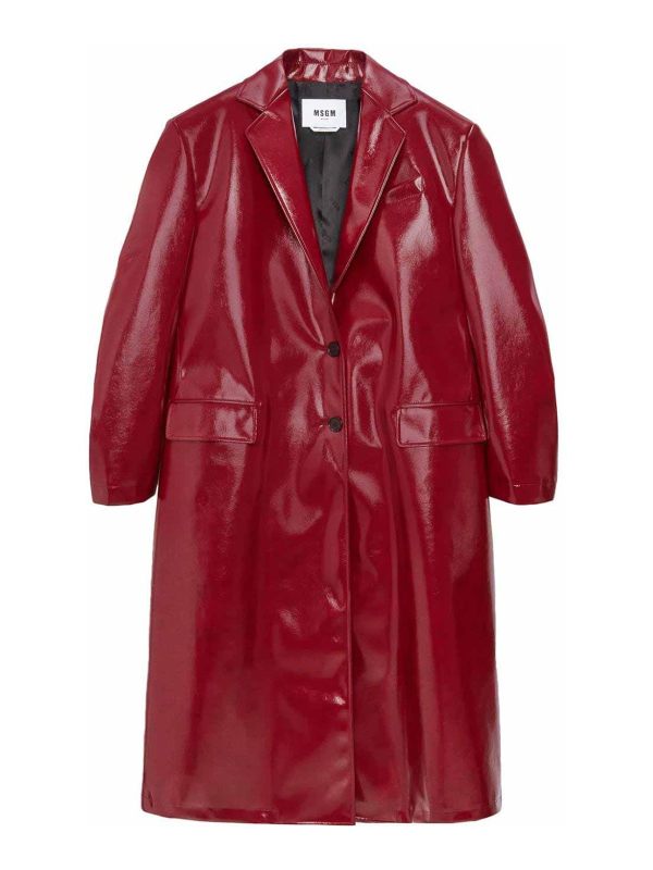 M. S.G. M. Veste Casual - Rouge Brun