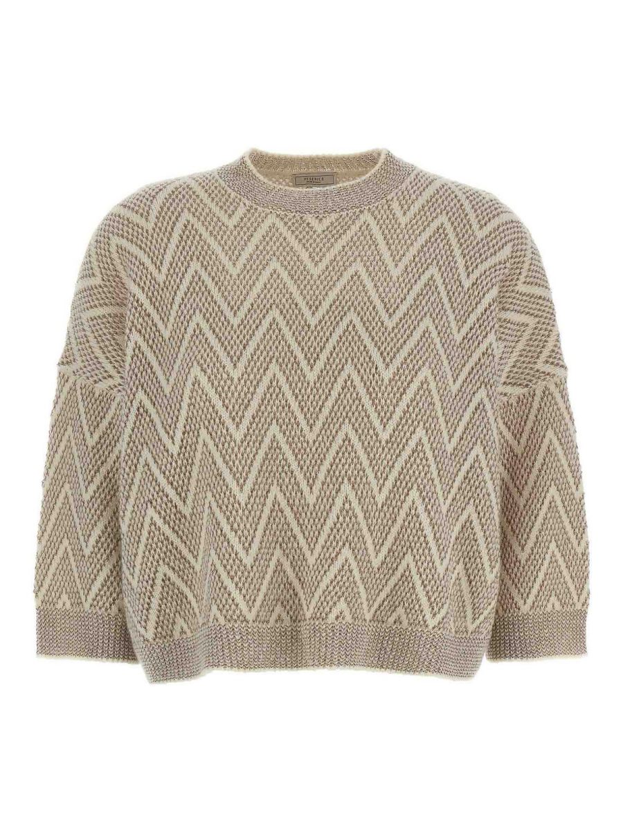 Peserico Pull Col Rond - Multicolore
