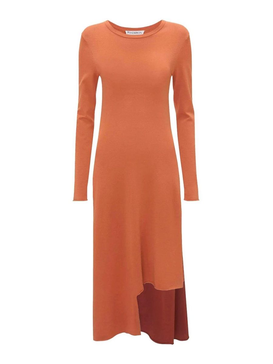 J. W. Anderson Robe Au Genou - Orange