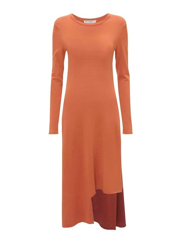 J. W. Anderson Robe Au Genou - Orange
