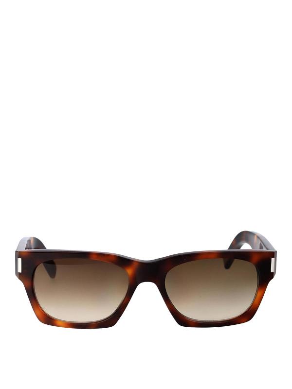Saint Laurent Lunettes De Soleil - Marron