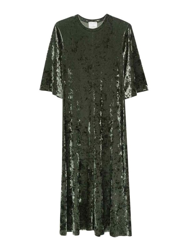 Forte Forte Maxi Robe - Vert