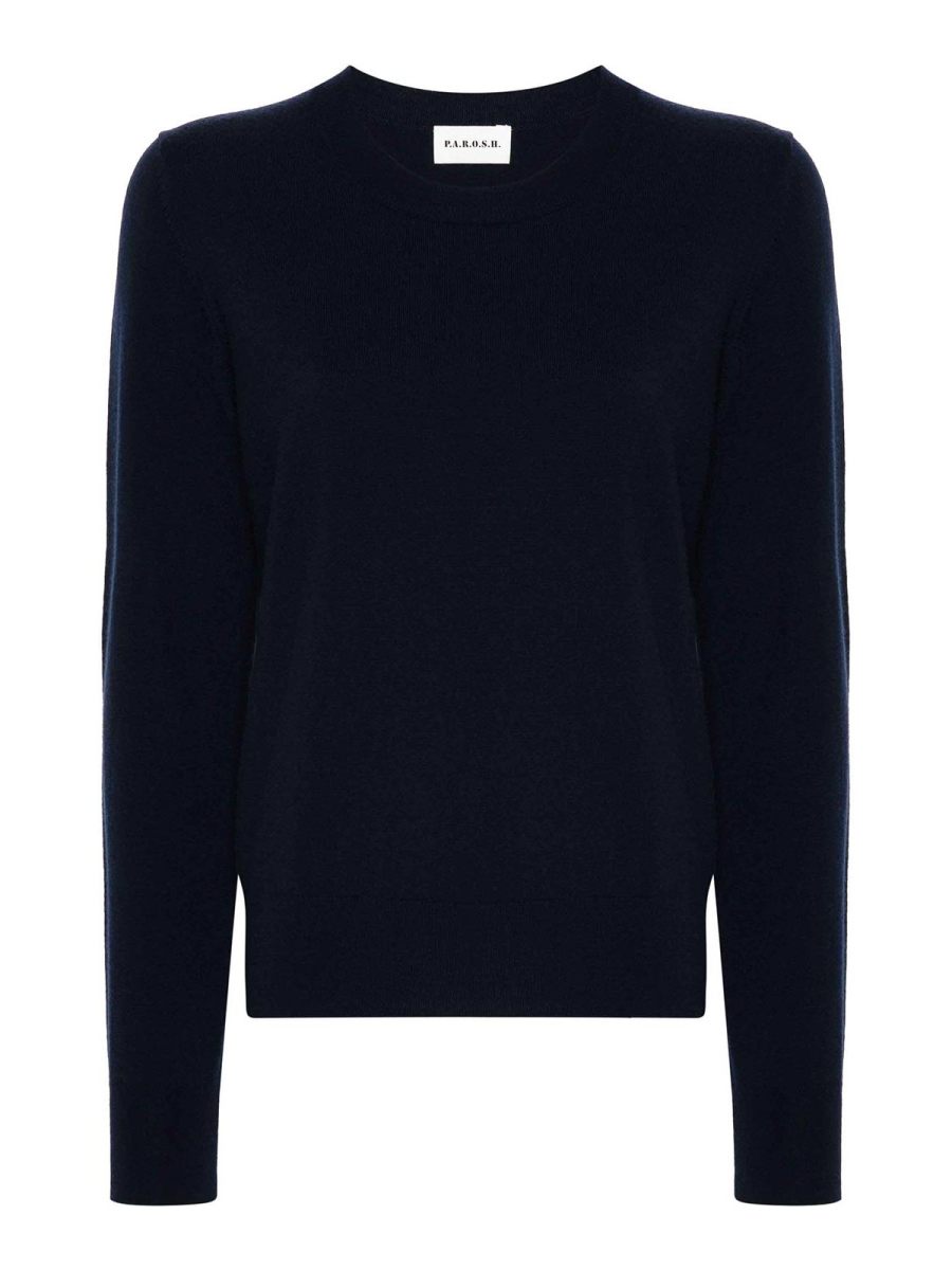 P. A.R. O.S. H. Pull Col Bateau - Bleu