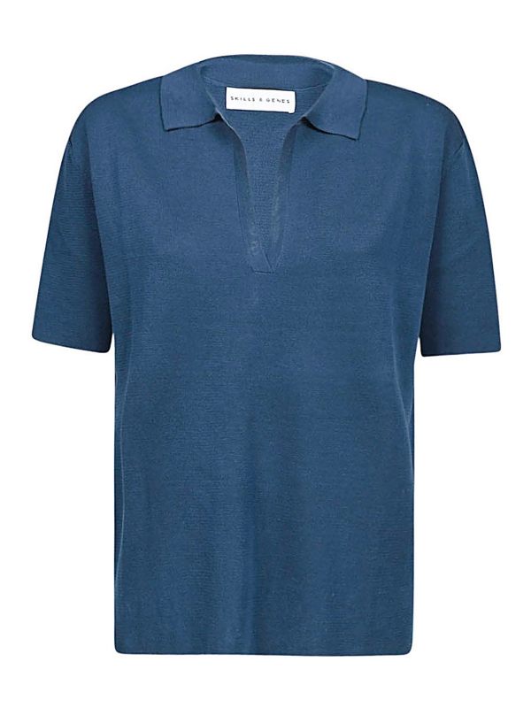 Skill & Genes Polo - Bleu