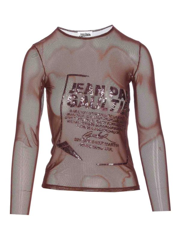 Jean Paul Gaultier Pull Col Rond - Rouge