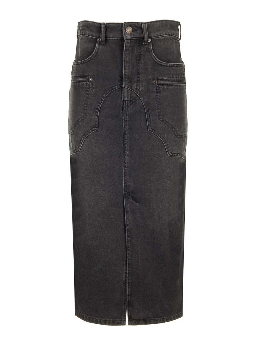 Isabel Marant Jupe Midi - Beige