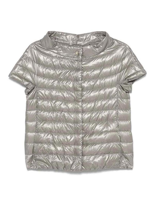 Herno Manteau Au Genou - Gris