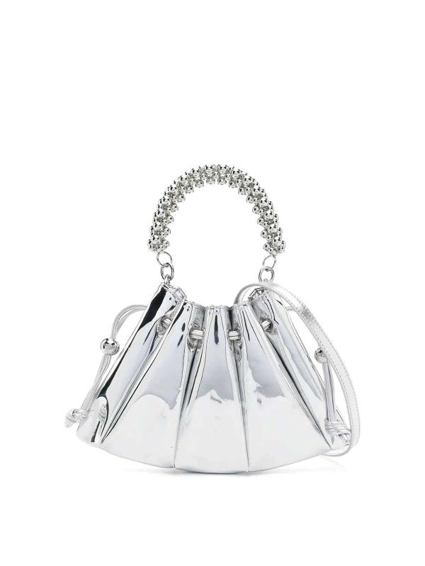 Themoirè Sac Bandoulière - Argent