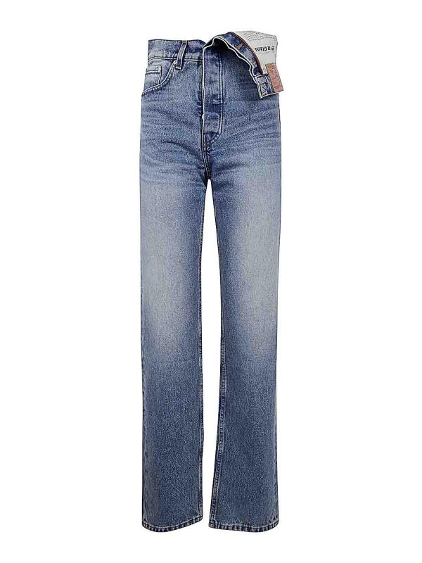 Y/Project Jean Bootcut - Bleu