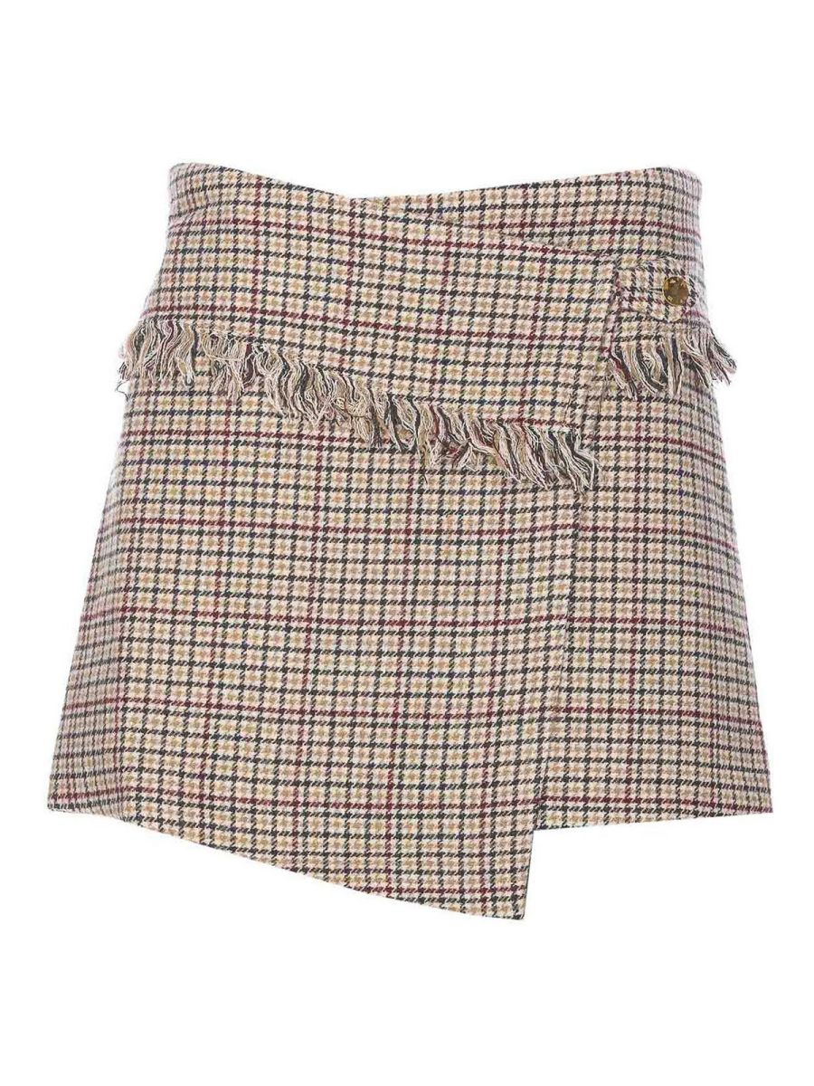 Ganni Jupe Midi - Beige
