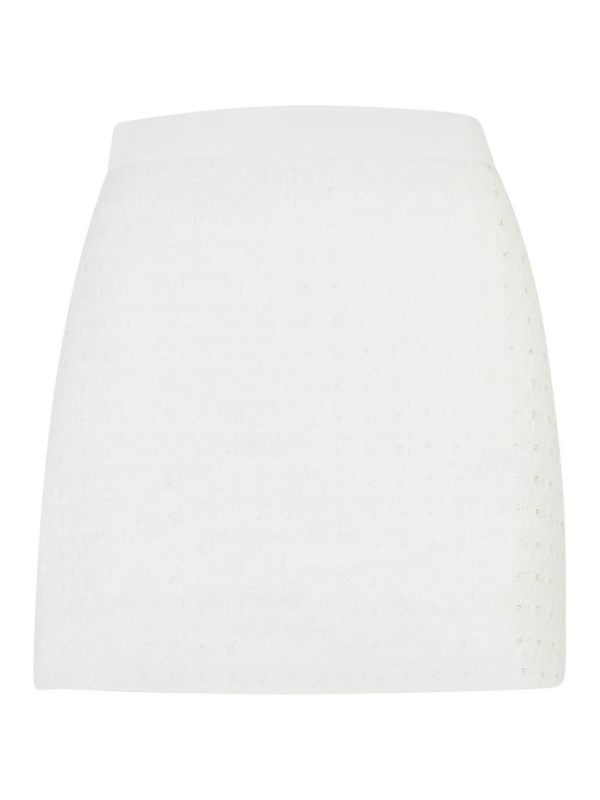 Casablanca Mini Jupe - Blanc