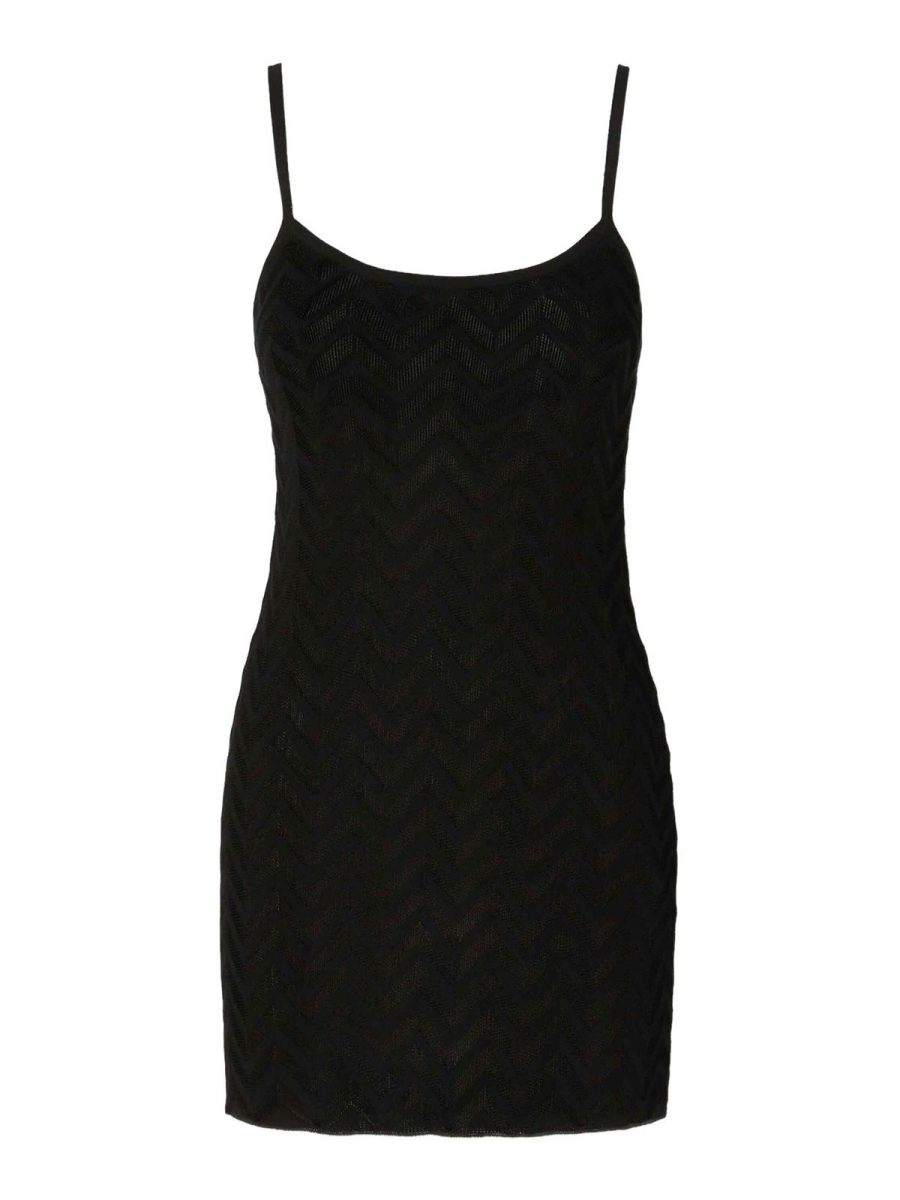 Missoni Robe Au Genou - Noir