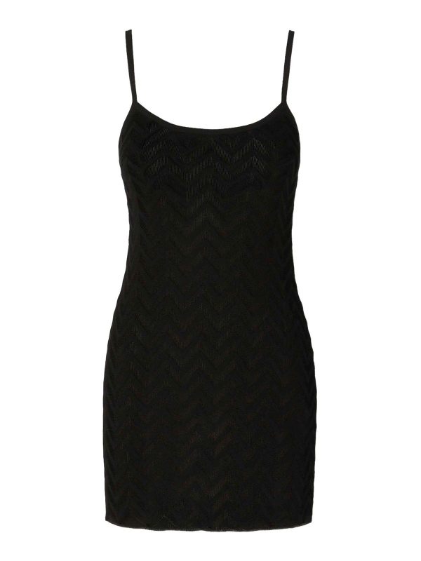 Missoni Robe Au Genou - Noir