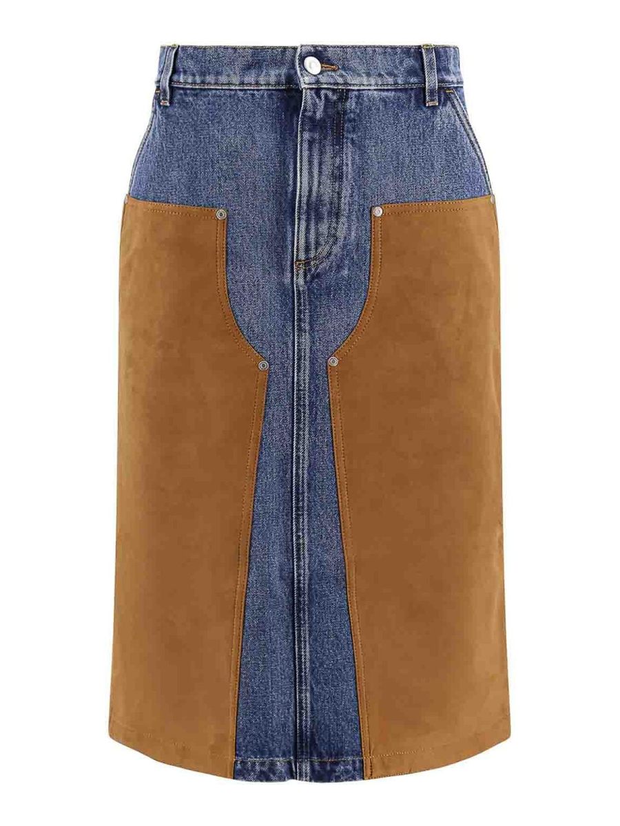Stella Mccartney Mini Jupe - Bleu