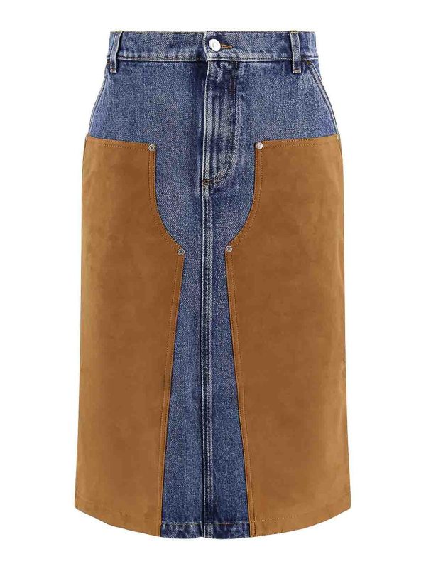 Stella Mccartney Mini Jupe - Bleu