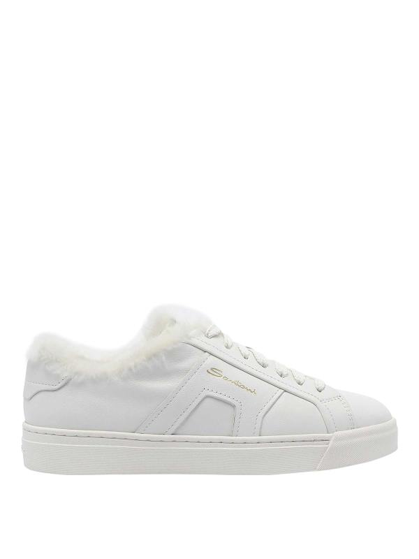 Santoni Baskets - Blanc