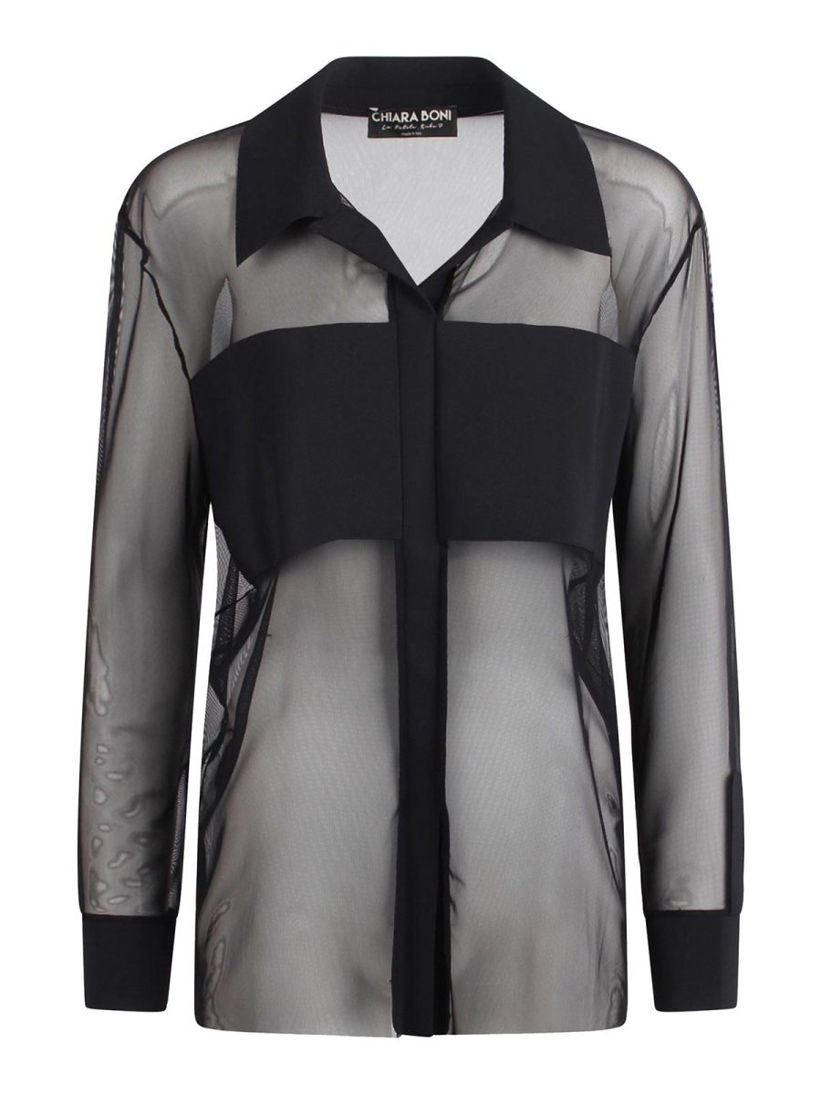 Chiara Boni La Petite Robe Chemise - Noir