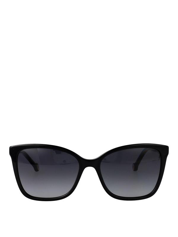 Carolina Herrera Lunettes De Soleil - Noir