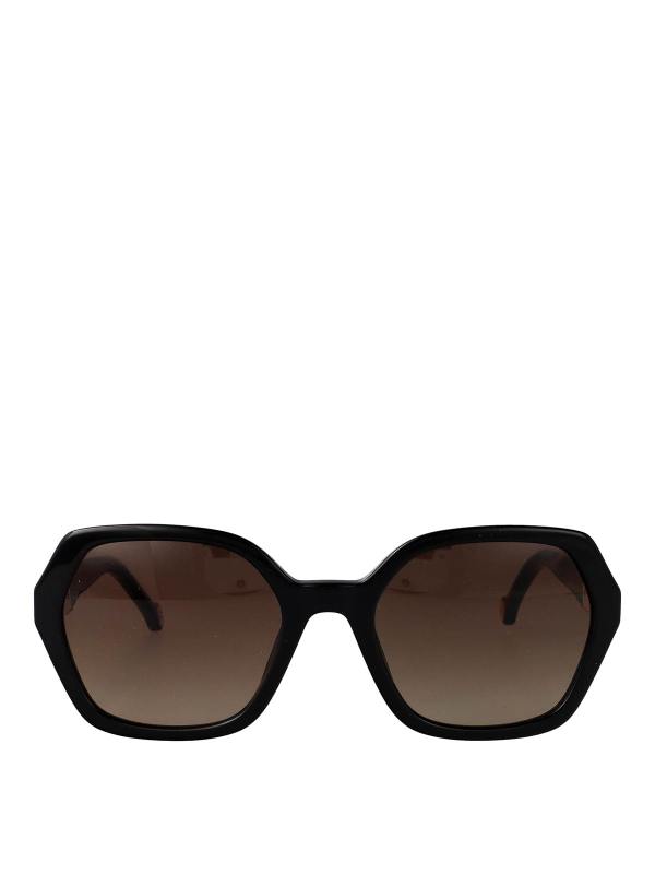 Carolina Herrera Lunettes De Soleil - Noir