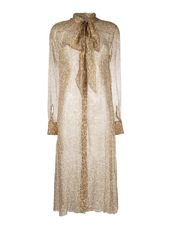 Ermanno Scervino Robe Au Genou - Imprimé Animal