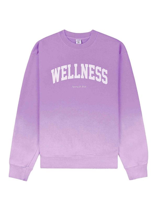 Sporty & Rich Pull Col Rond - Violet