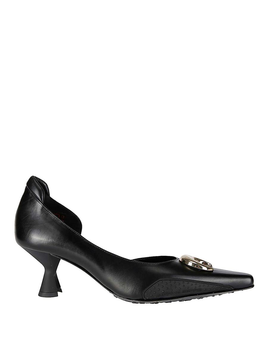 Marine Serre Chaussures À Talon - Noir